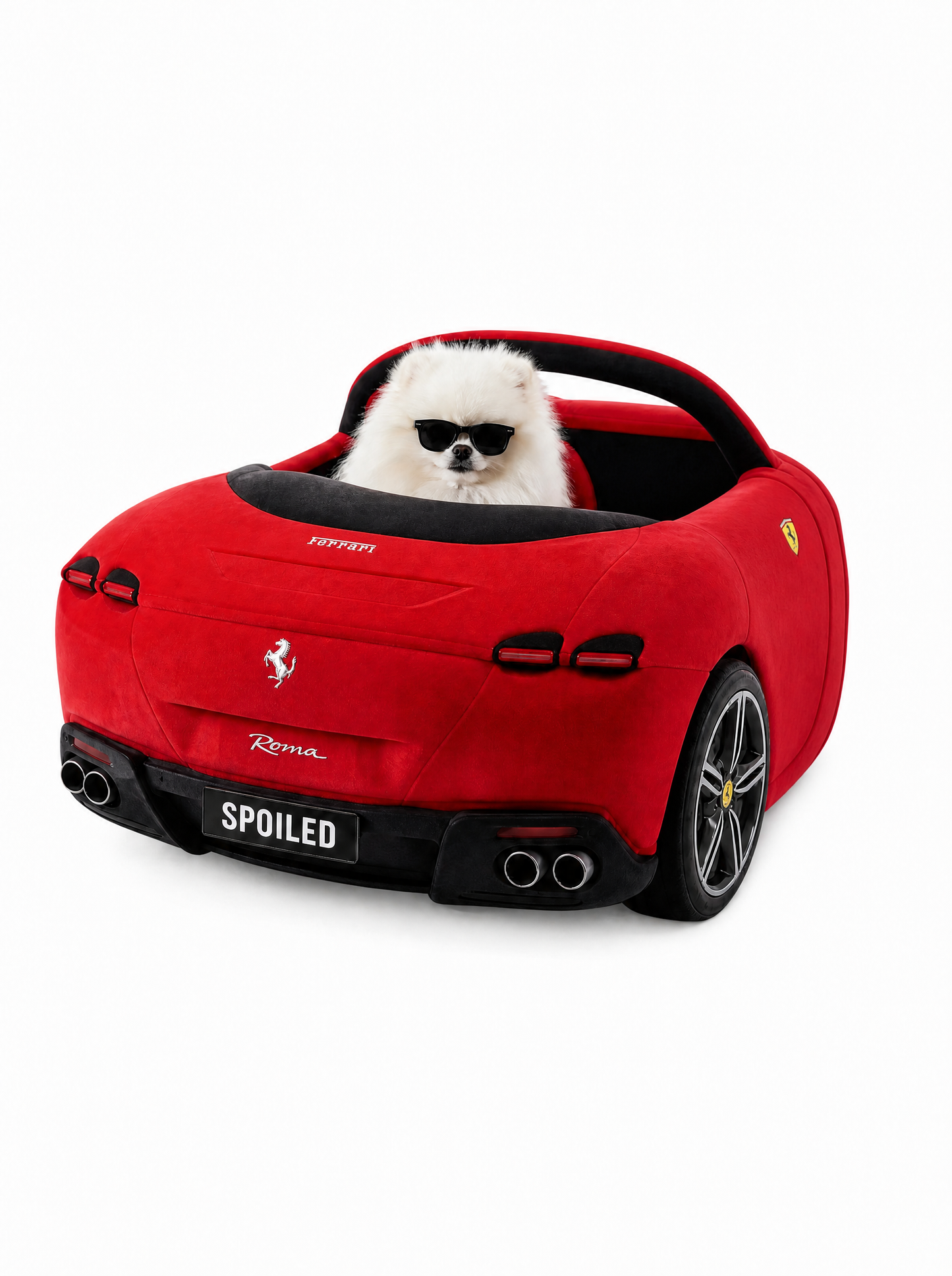 TinyWheels Roma red convertible