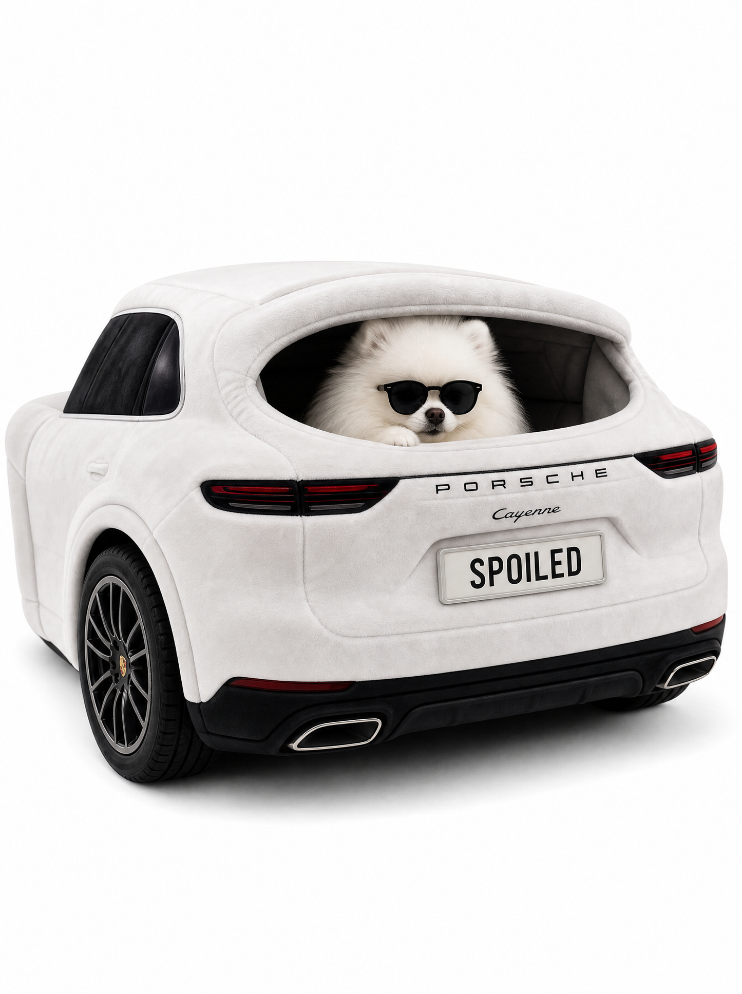 TinyWheels Cayenne pearl white